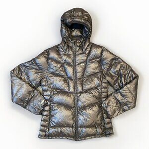 Koppen Winter Puffer Coat Black Down Filled Womens Size Med Lightweight Packable